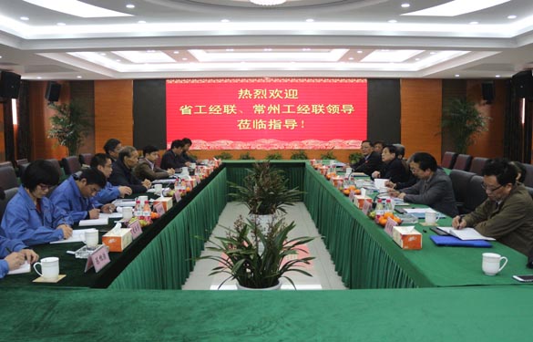 省工經(jīng)聯(lián)、常州市工經(jīng)聯(lián)領(lǐng)導(dǎo)來上上電纜調(diào)研