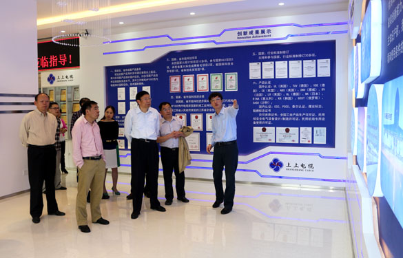 2015年5月8日，江蘇省政協(xié)領(lǐng)導(dǎo)、專家來上上電纜調(diào)研