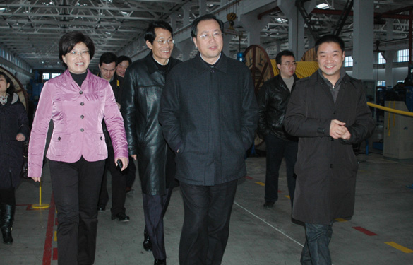 江蘇省發(fā)展和改革委員會(huì)主任、黨組書記毛偉明來上上集團(tuán)視察