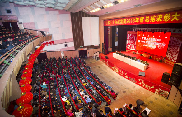 江蘇上上電纜集團(tuán)隆重召開2013年度總結(jié)表彰大會(huì)